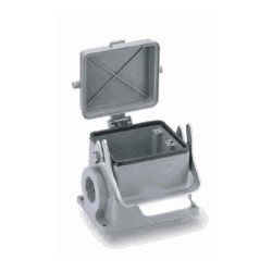 Embase en saillie 32B, Aluminium moulé sous pression, acier inoxydable, IP65, Sortie horizontale, M32
